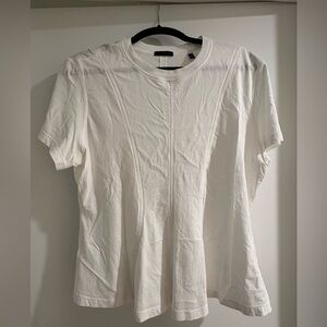 ATM Anthony Thomas Melillo White Fitted T-Shirt. Size XL